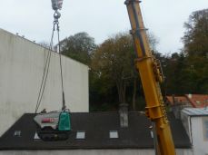 Terrassement d'une extension maison rue Villeneuve - Morlaix